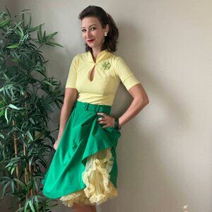 The Lana Skirt in Green